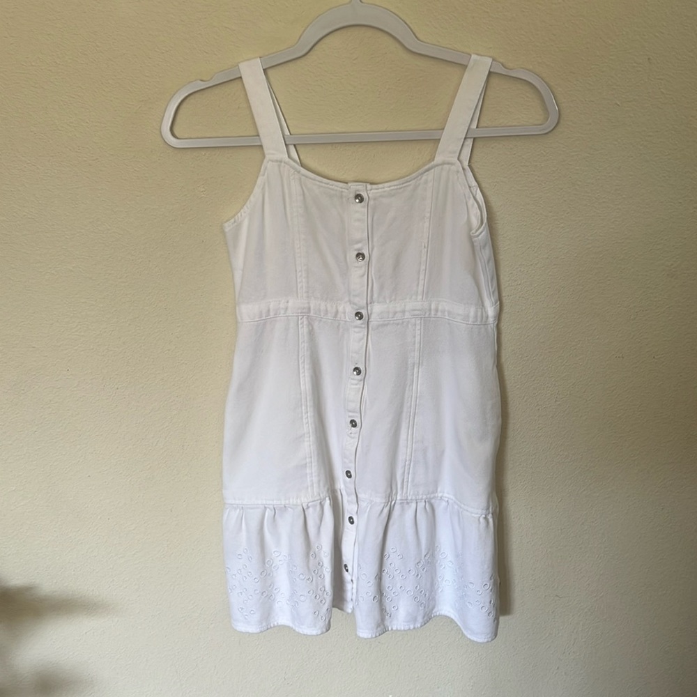 Levi’s white jeans dress